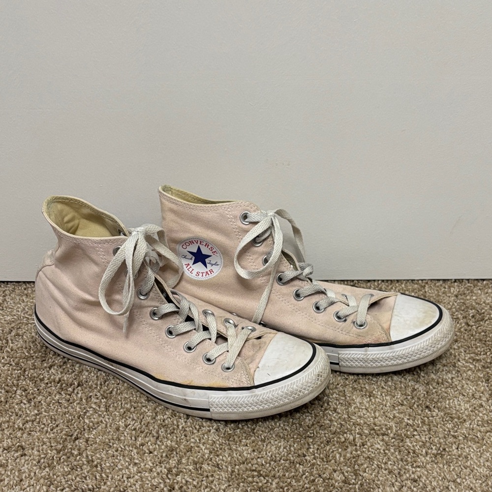 Converse Light Pink High-Tops
